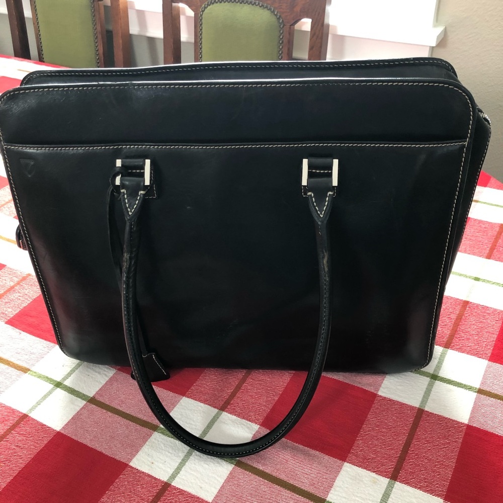 Aspinal of London - Laptop Office Lockable Leather Bag